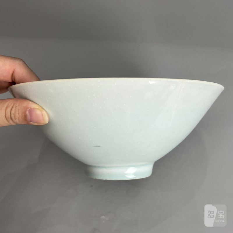 明代 青白釉水波纹大碗 - 图15